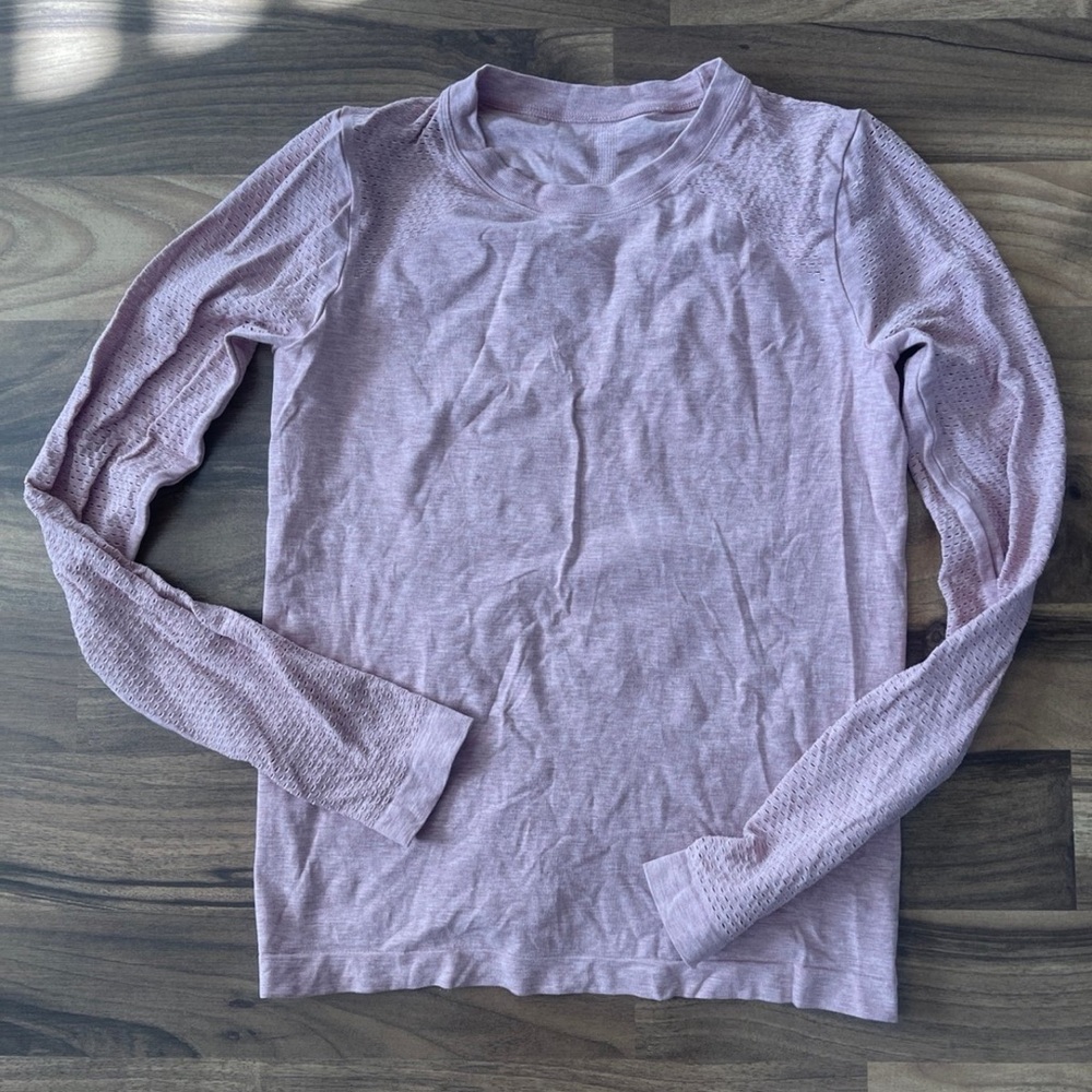 Soft Pink Long Sleeve Top